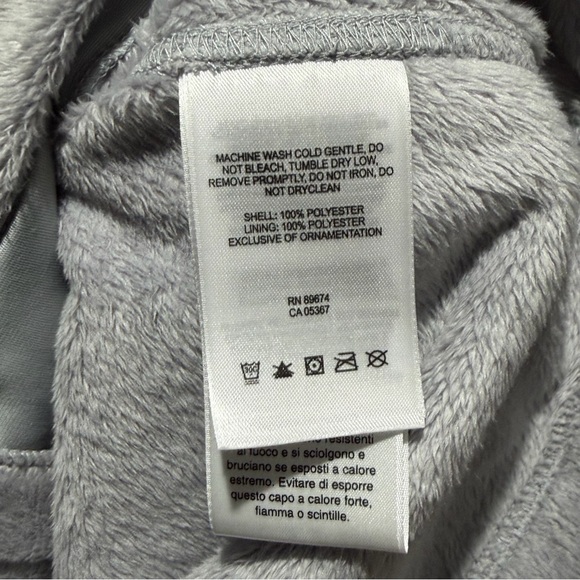 Cute Women’s Fuzzy Mountain Hard Wear Gray Fleece Vest Size Large Outdoors - Picture 6 of 8